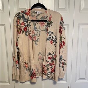 Chico's Ella Printed Long-Sleeve Cardigan